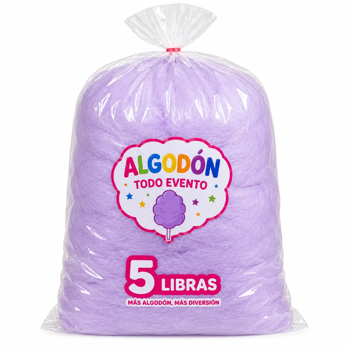 Bolsa grande de algodón de azúcar de 5 libras a Q5.00 para eventos