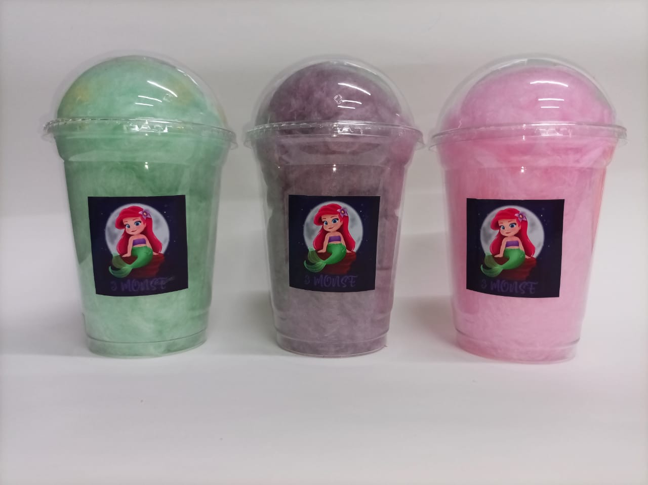 Algodón en vaso tapa domo