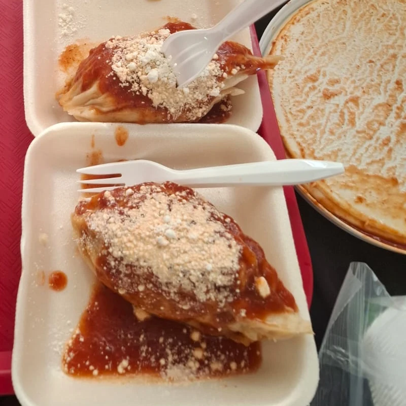 Chuchitos guatemaltecos con recado y queso para eventos