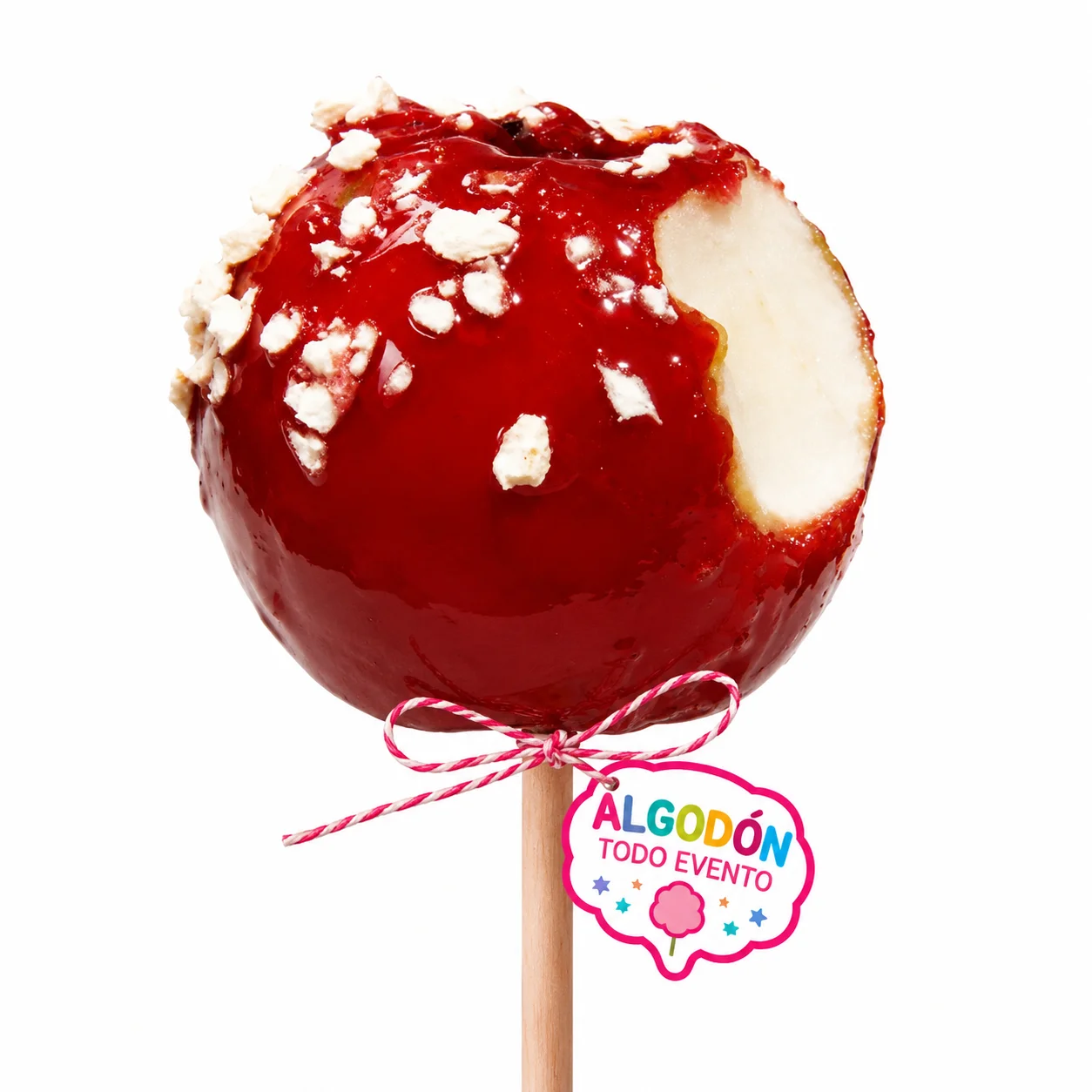 Manzanas Acarameladas Artesanales para Kermeses y Eventos Guatemala | Algodón Todo Evento